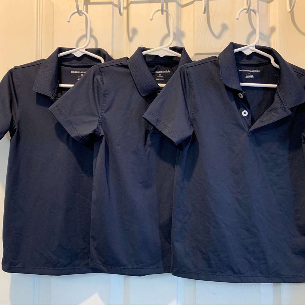 3 Amazon essentials active performance polo shirts